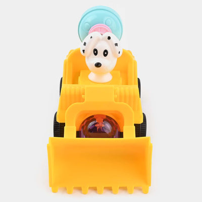 Electric Construction Bulldozer With Light & Music For Kids