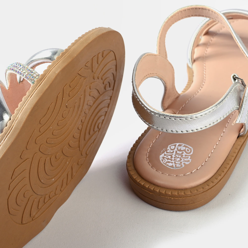 Girls Sandals 1278-SILVER