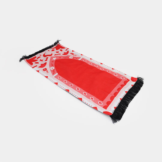 Red Prayer Mat With Cover