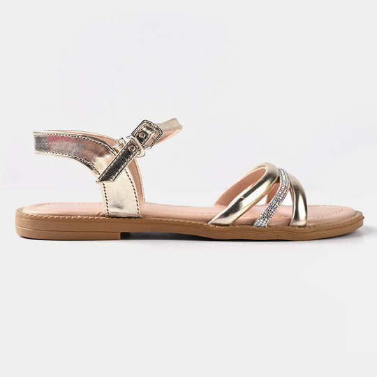 Girls Sandals 1278-Golden