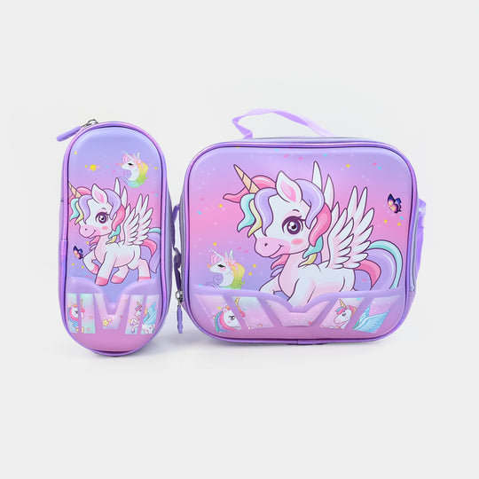 16" 3D Embossed School Bag Set | Grade 1-4