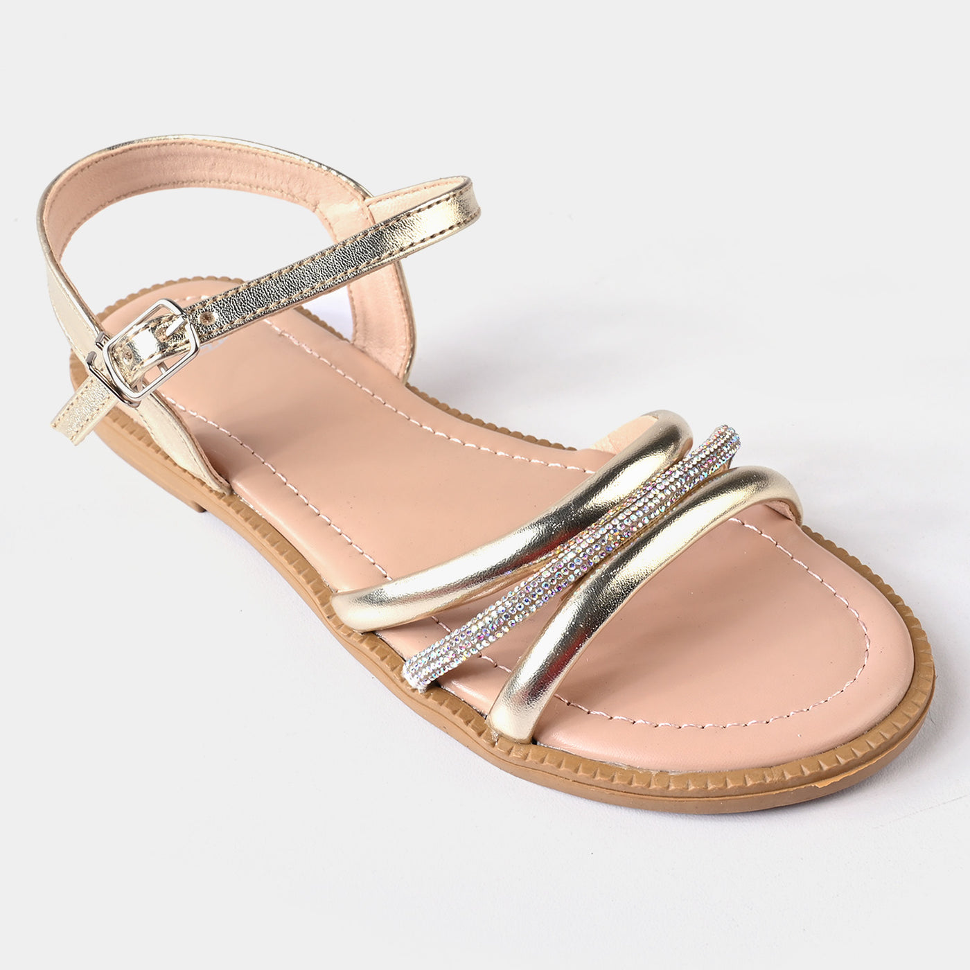 Girls Sandals 1278-Golden