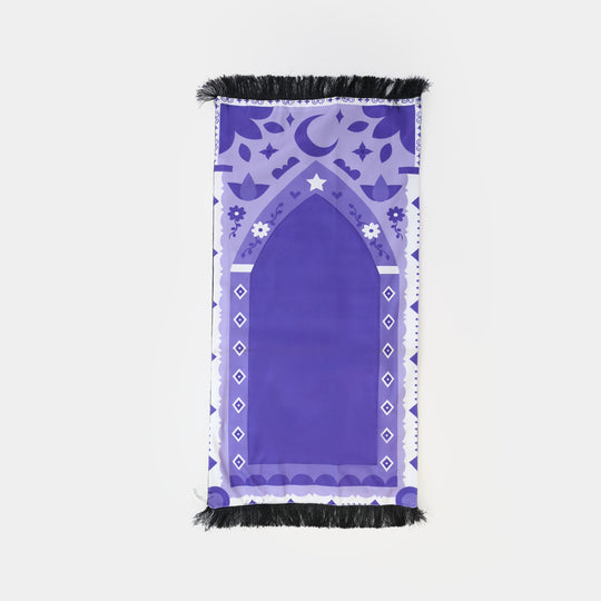 Purple Prayer Mat With Cover