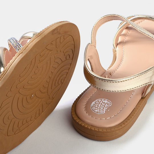 Girls Sandals 1278-Golden