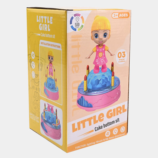 Little Electric Girl With Light & Music Toy