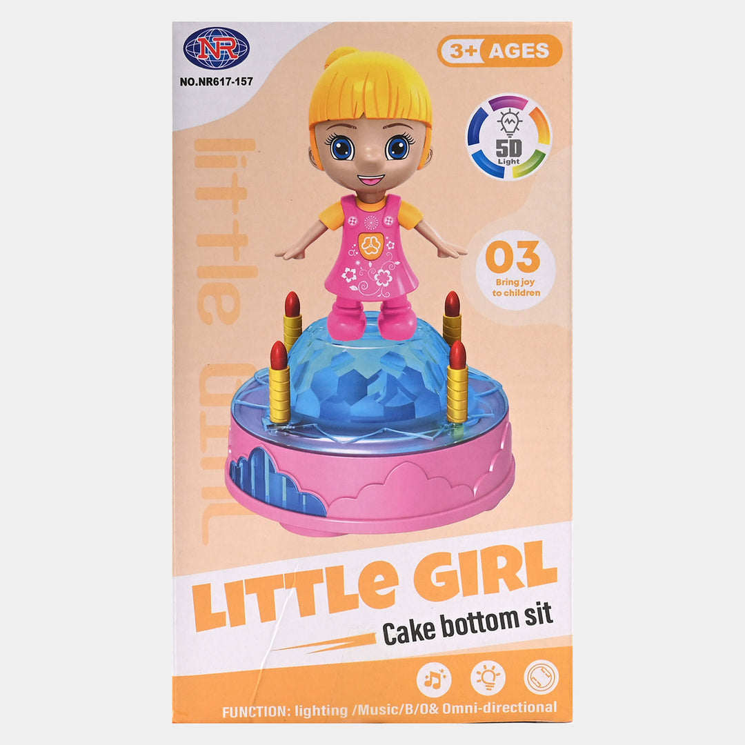 Little Electric Girl With Light & Music Toy