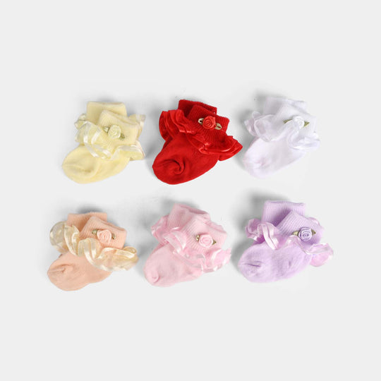 Baby Frill Socks - Pack Of 6