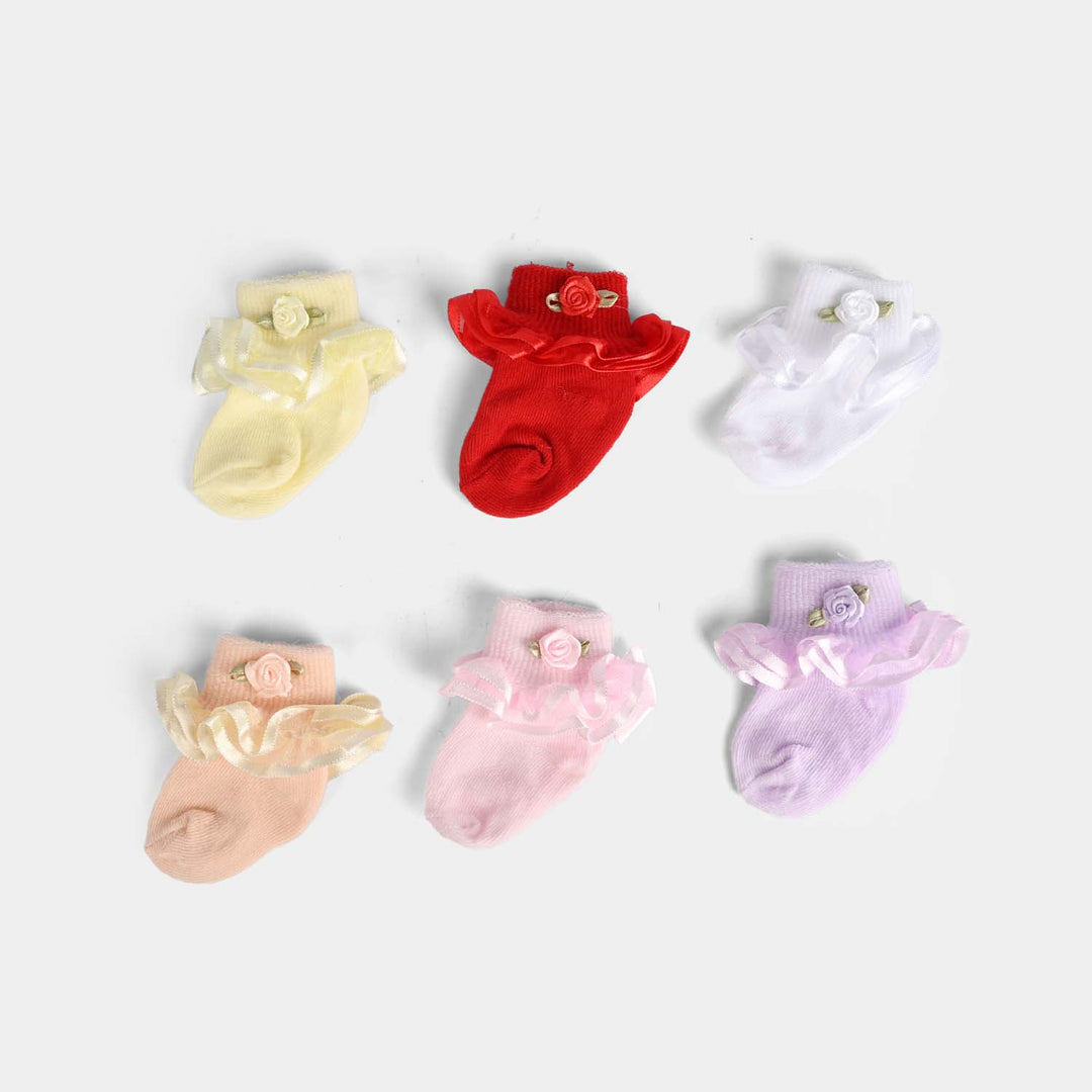 Baby Frill Socks - Pack Of 6