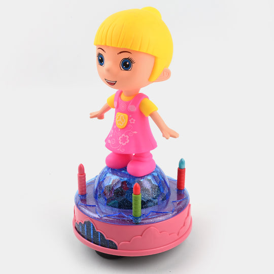 Little Electric Girl With Light & Music Toy