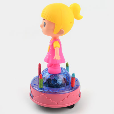 Little Electric Girl With Light & Music Toy