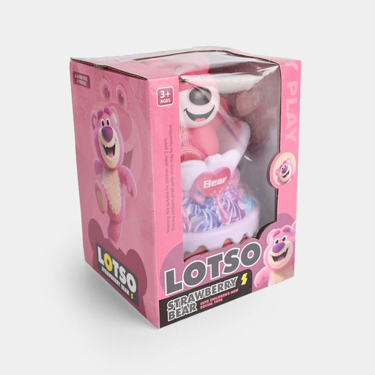 Strawberry Bear Musical Toy with Light & Sound