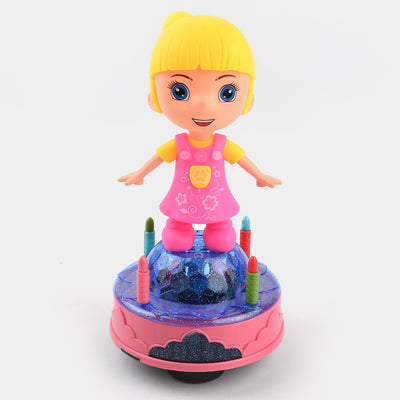 Little Electric Girl With Light & Music Toy