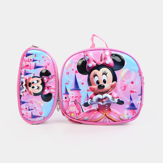 16" 3D Embossed School Bag Set | Grade 1-4