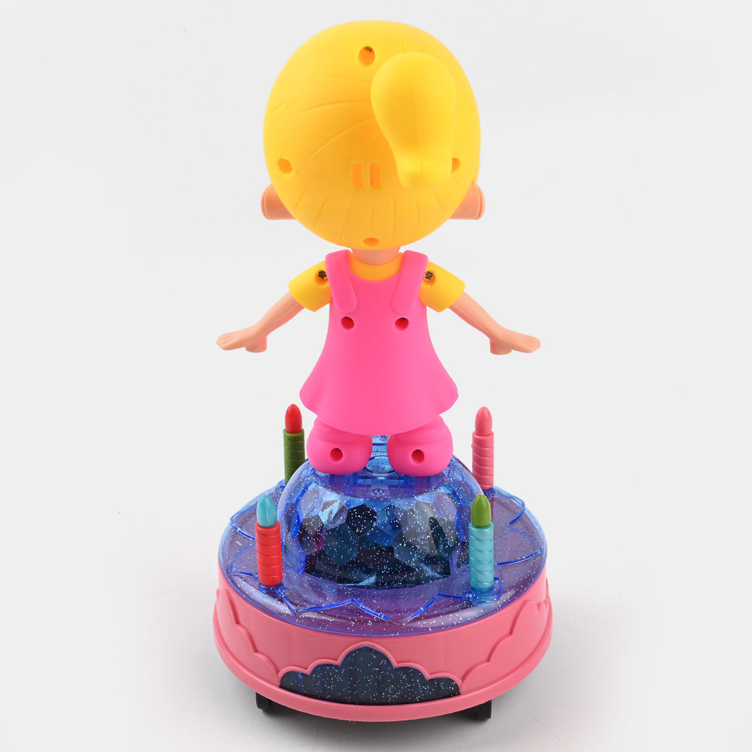 Little Electric Girl With Light & Music Toy