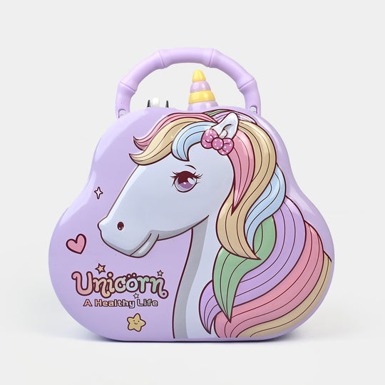 Metal Coin/Money Box with Lock For Kids