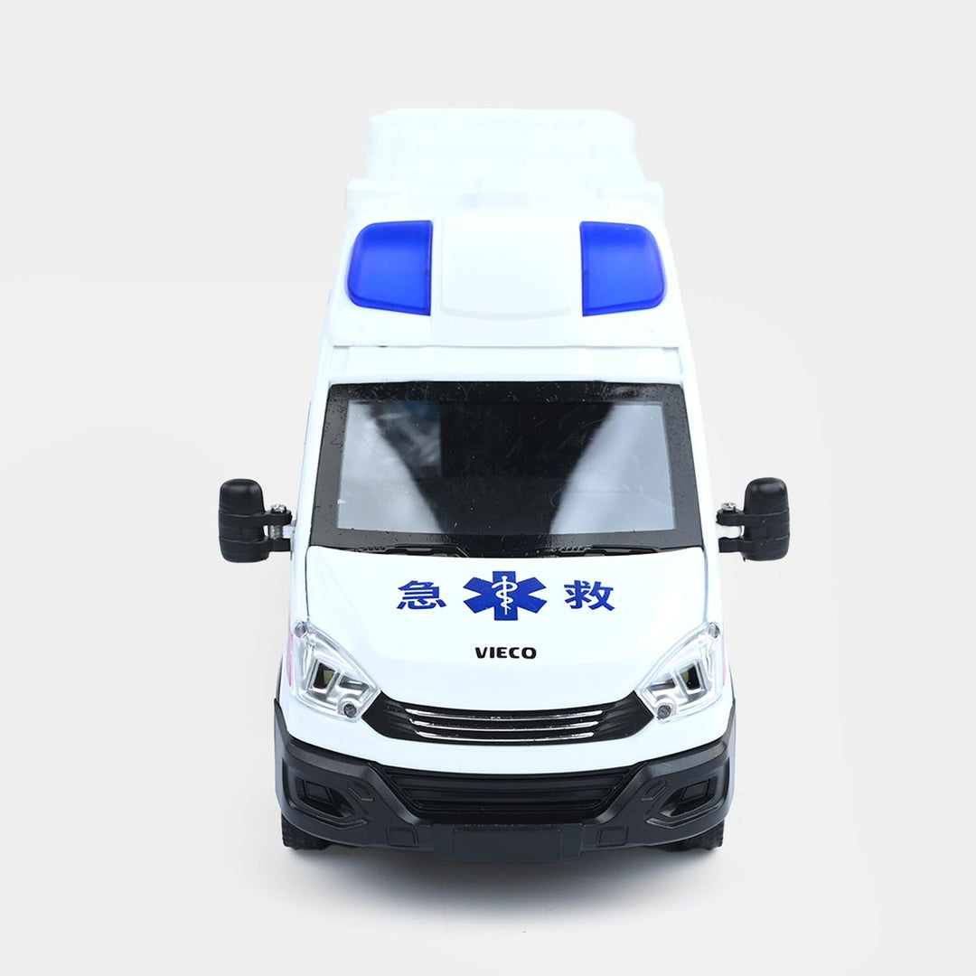Pullback Alloy Die-Cast Ambulance