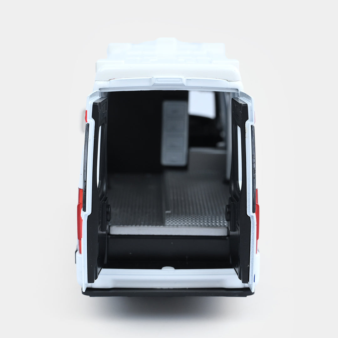 Pullback Alloy Die-Cast Ambulance