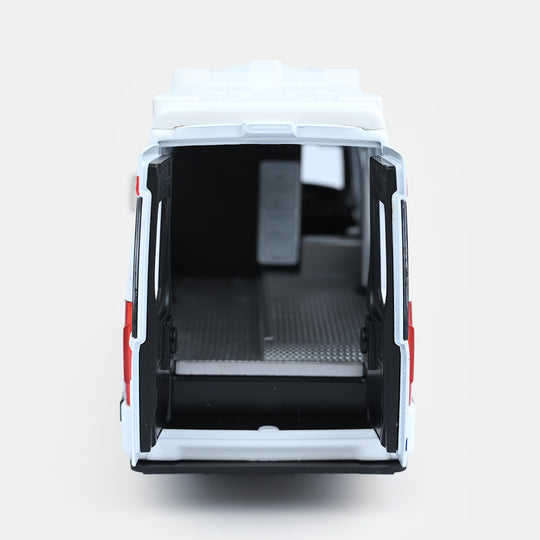 Pullback Alloy Die-Cast Ambulance