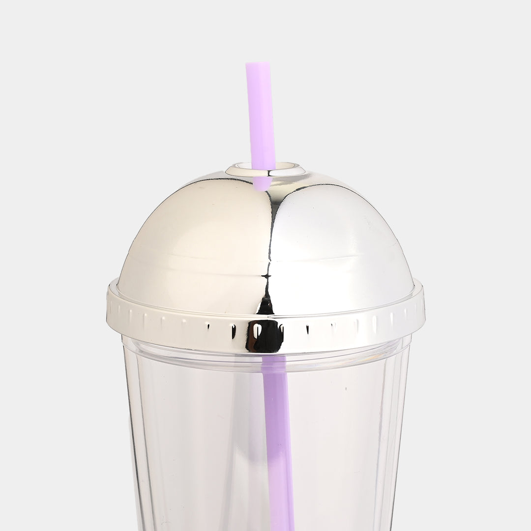 Acrylic Tumbler Mug with Straw