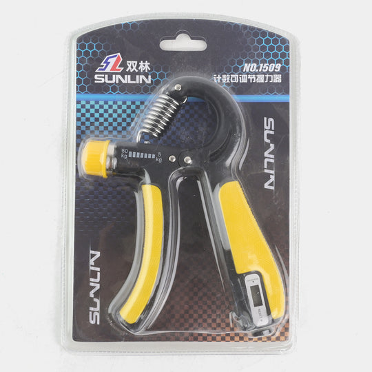 Hand Grip With Digital Meter | Yellow