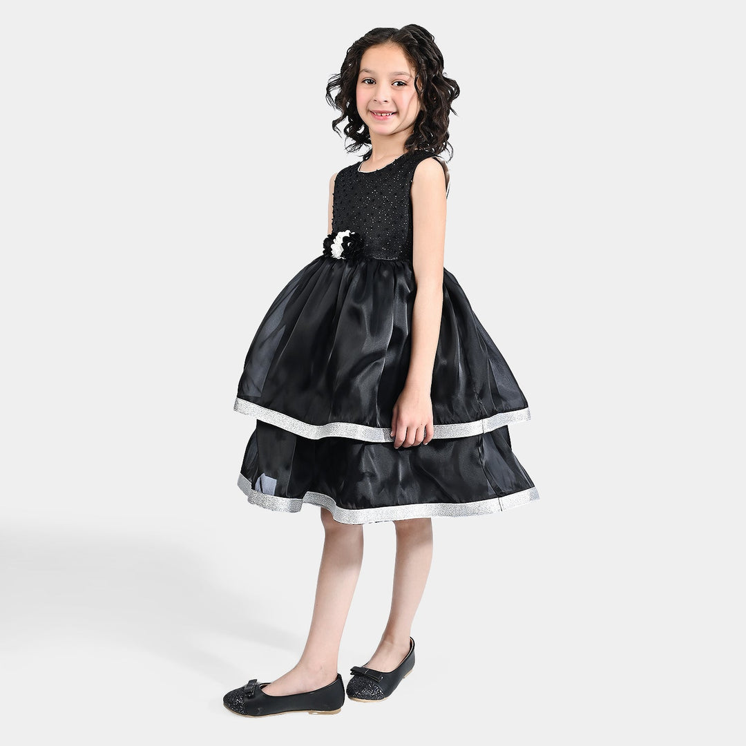 Girls Fancy Frock Classy-BLACK