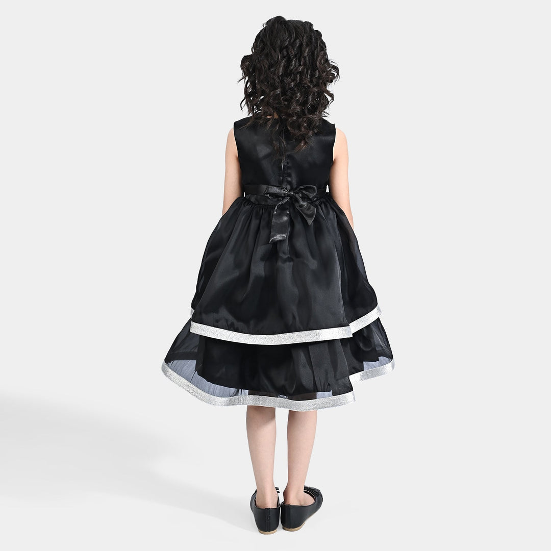 Girls Fancy Frock Classy-BLACK