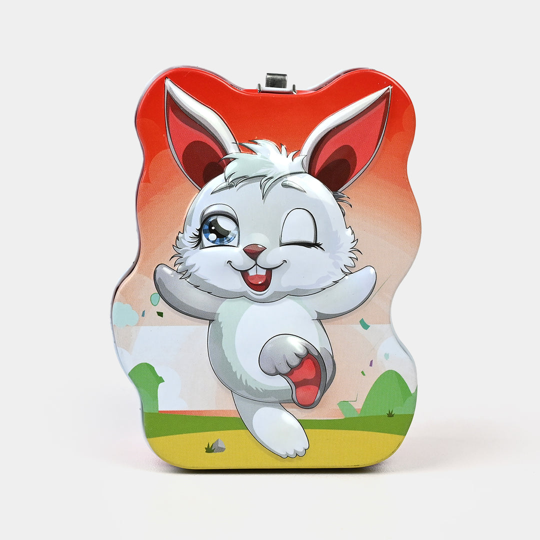 Metal Coin/Money Box with Lock For Kids