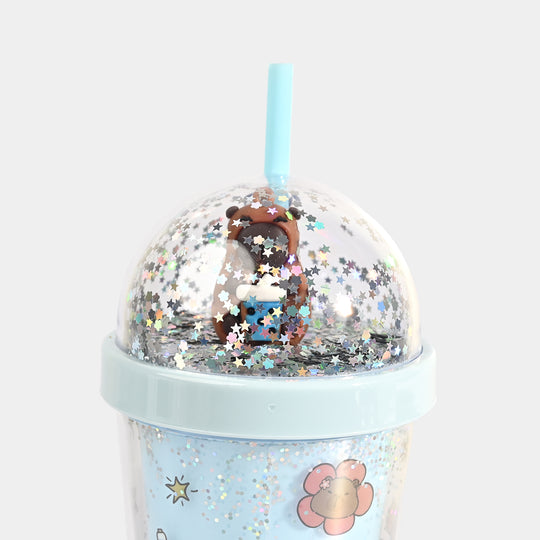 Acrylic Tumbler Mug with Straw
