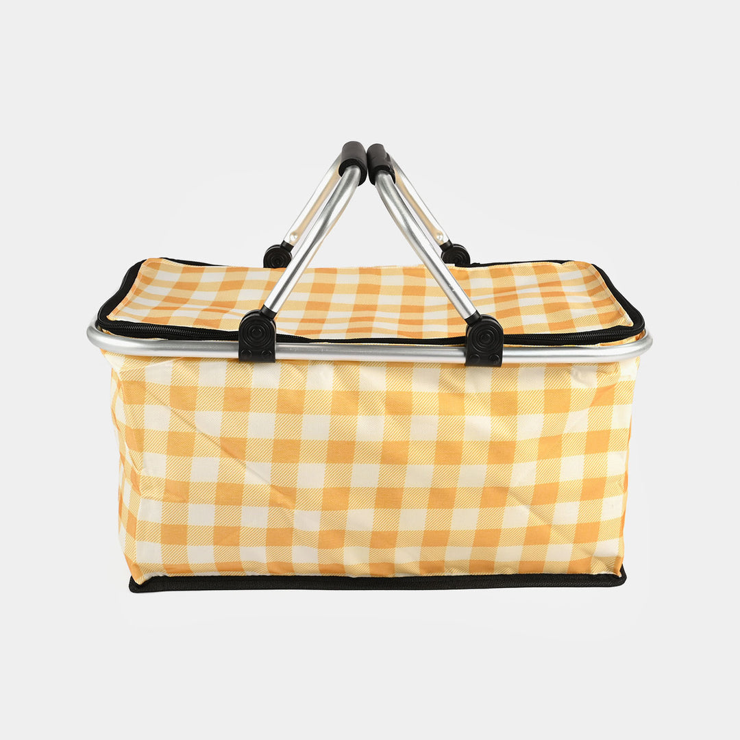 Insulated Picnic & Grocery Basket – Foldable, Lightweight & Multi-Purpose