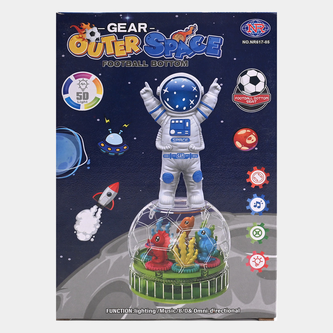 Gear Outer Astronaut Musical & Movable Toy For Kids