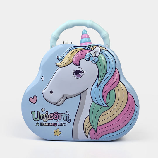 Metal Coin/Money Box with Lock For Kids