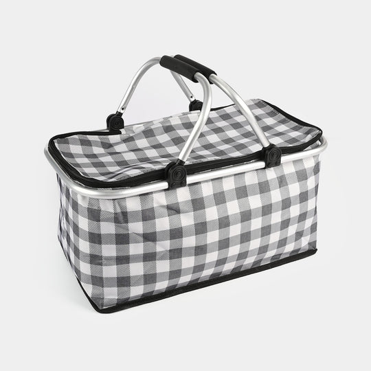 Insulated Picnic & Grocery Basket – Foldable, Lightweight & Multi-Purpose