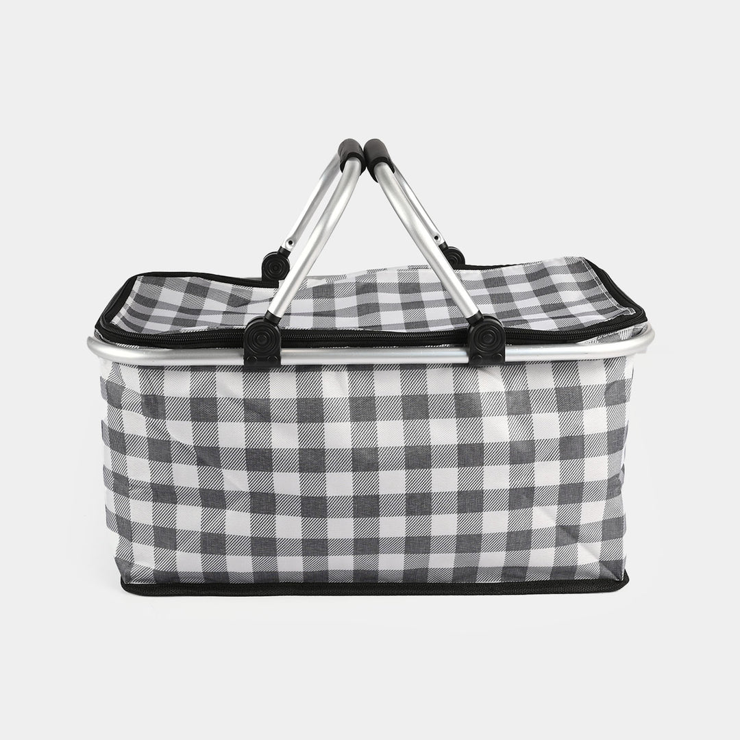 Insulated Picnic & Grocery Basket – Foldable, Lightweight & Multi-Purpose