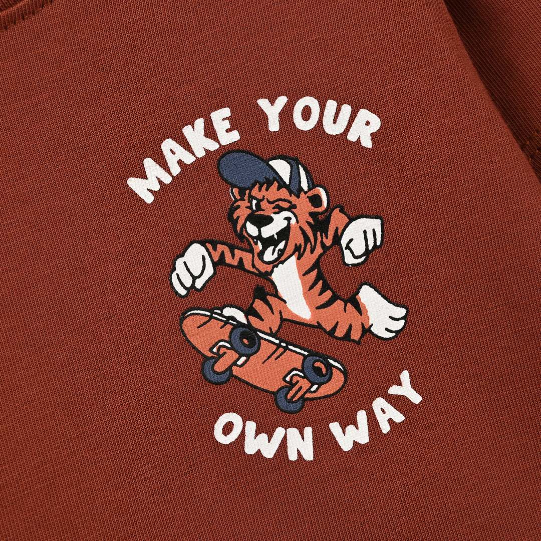 Infant Boys Cotton Jersey T-Shirt F/S Tiger