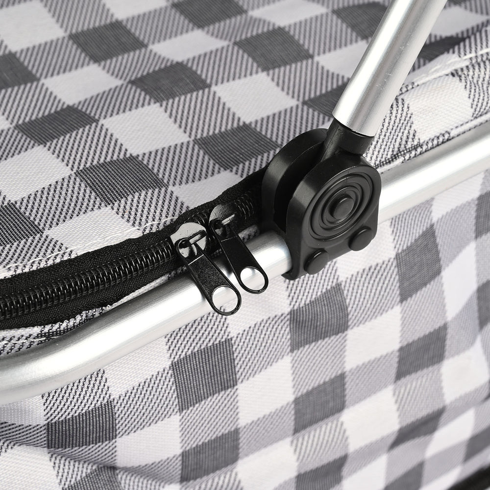 Insulated Picnic & Grocery Basket – Foldable, Lightweight & Multi-Purpose