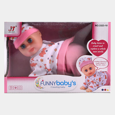 Crawling Dancing Doll With Sound For Kids