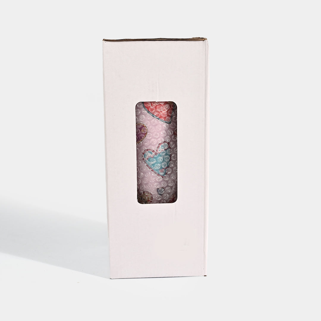 Fluted Cold Cup Tumbler with Straw