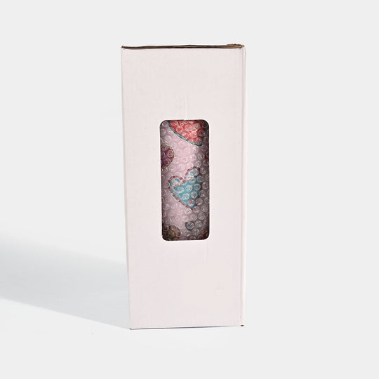Fluted Cold Cup Tumbler with Straw