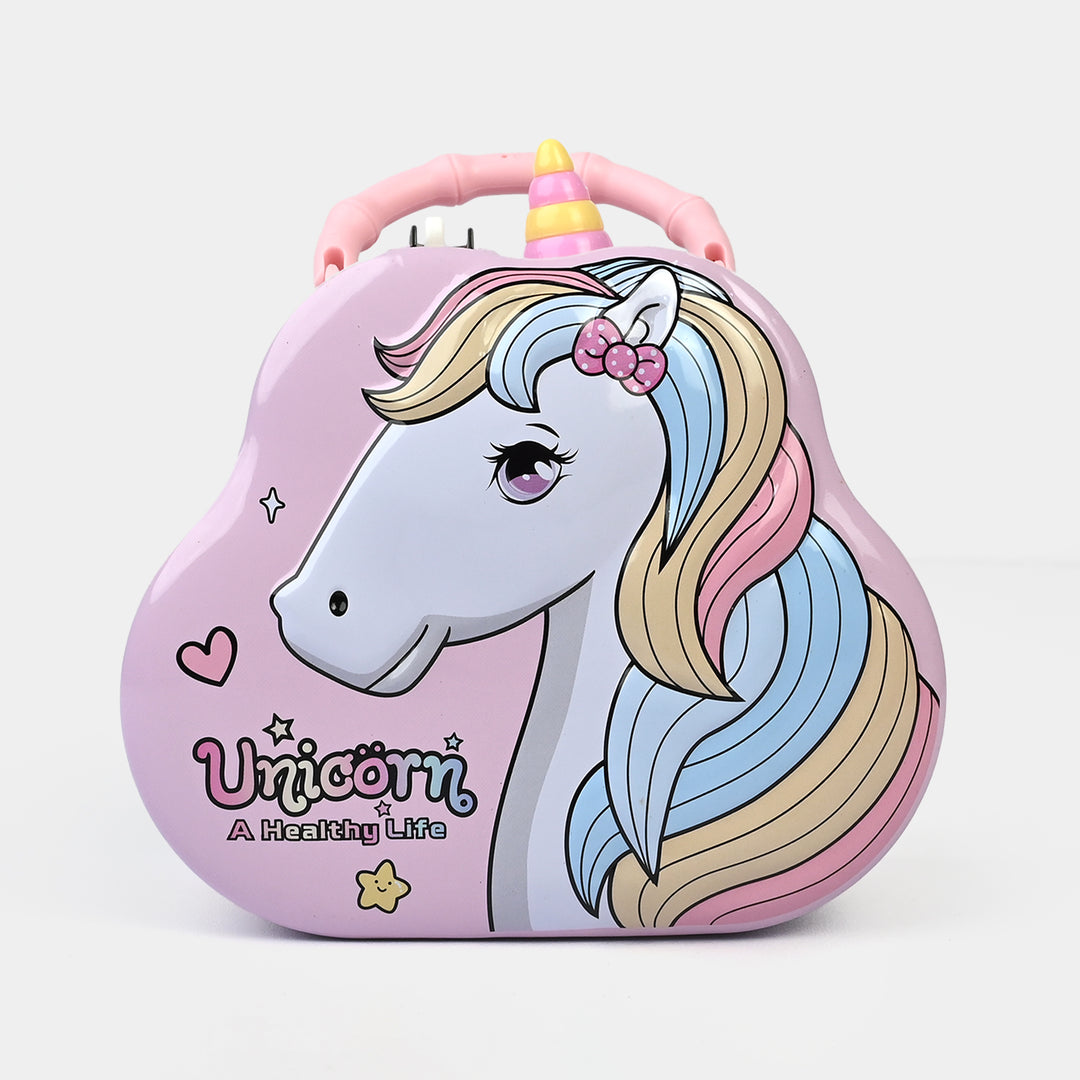 Metal Coin/Money Box with Lock For Kids