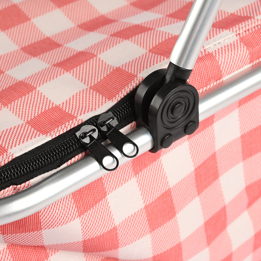 Insulated Picnic & Grocery Basket – Foldable, Lightweight & Multi-Purpose