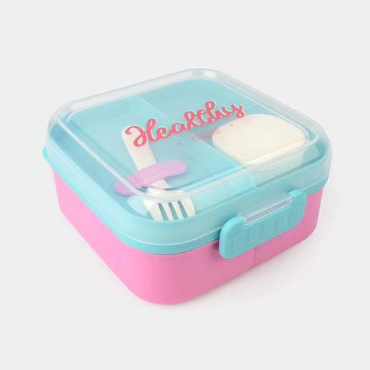 Plastic Lunch Box With Cutlery | 1.5ltr