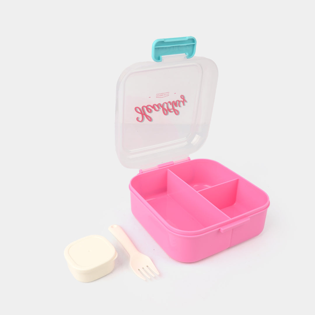 Plastic Lunch Box With Cutlery | 1.5ltr