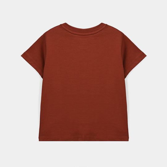 Boys Cotton Jersey T-Shirt H/S Athletic Dept