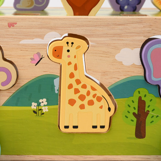 ANIMAL CAR Wooden Toy Set