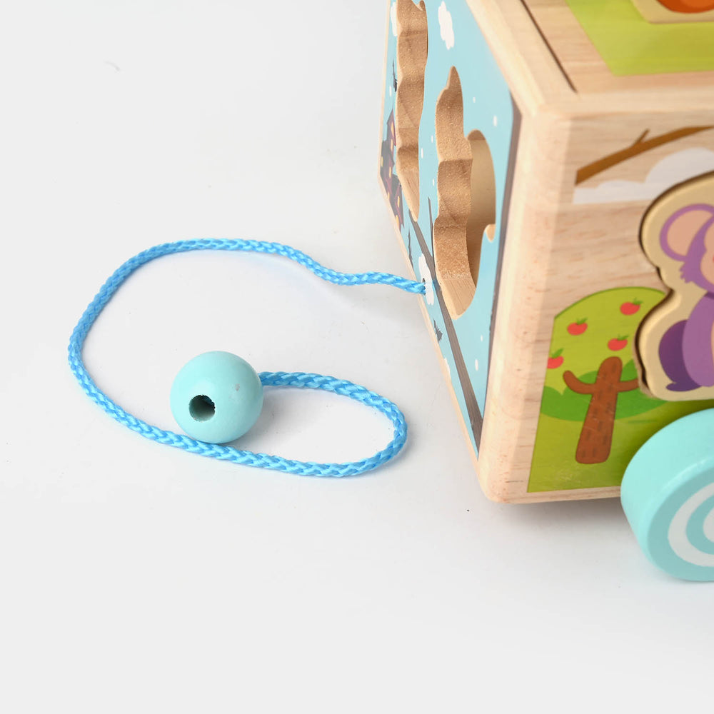 ANIMAL CAR Wooden Toy Set