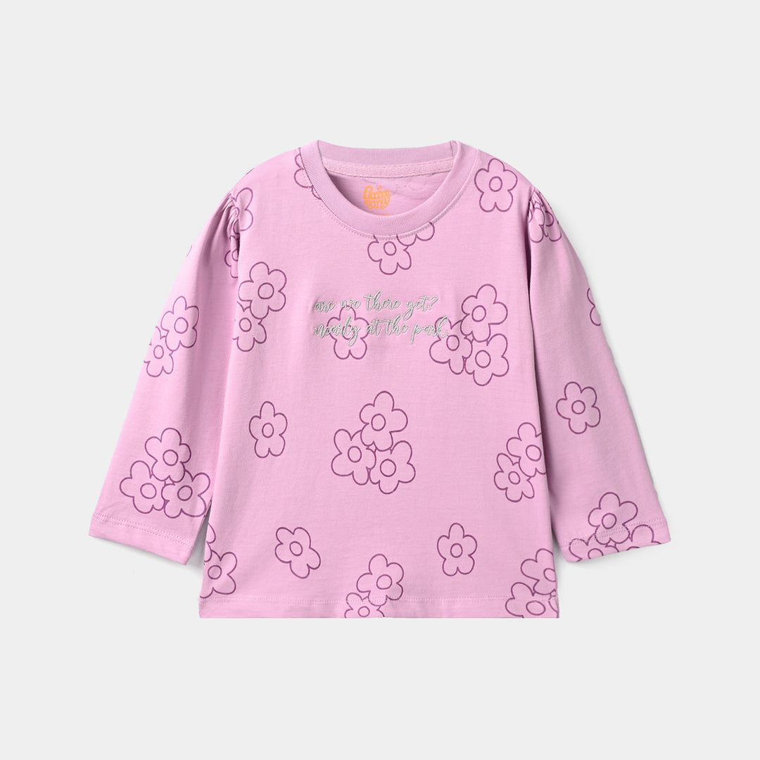 Girls Cotton Jersey T-Shirt F/S Are We There