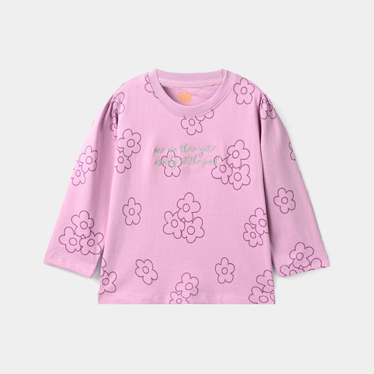 Girls Cotton Jersey T-Shirt F/S Are We There