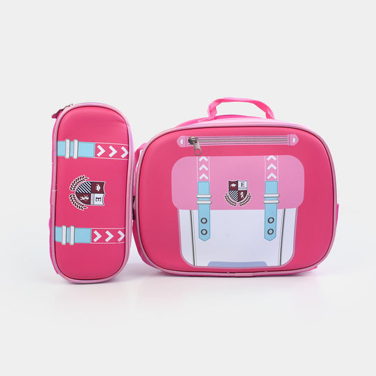 16" 3D Embossed School Bag Set | Grade 1-4