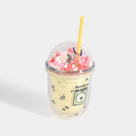 Acrylic Tumbler Mug with Straw