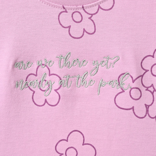 Girls Cotton Jersey T-Shirt F/S Are We There